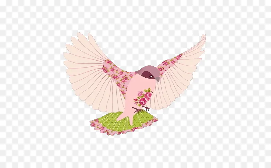 птица，розовый птиц PNG