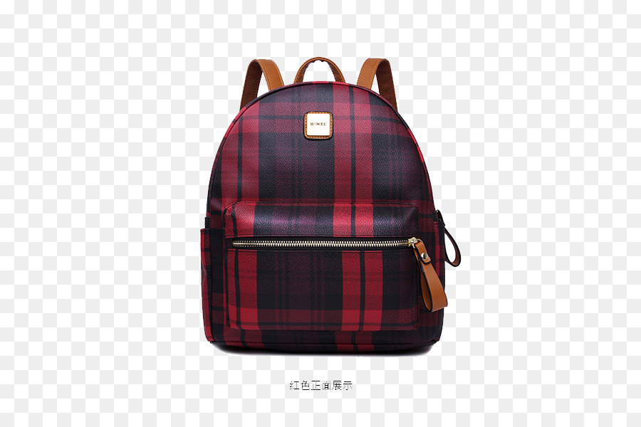 красный，рюкзак PNG