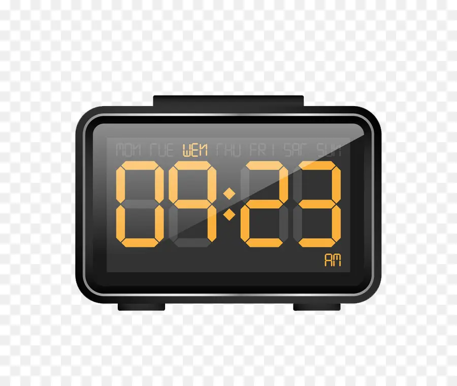 цифровые часы，будильник PNG