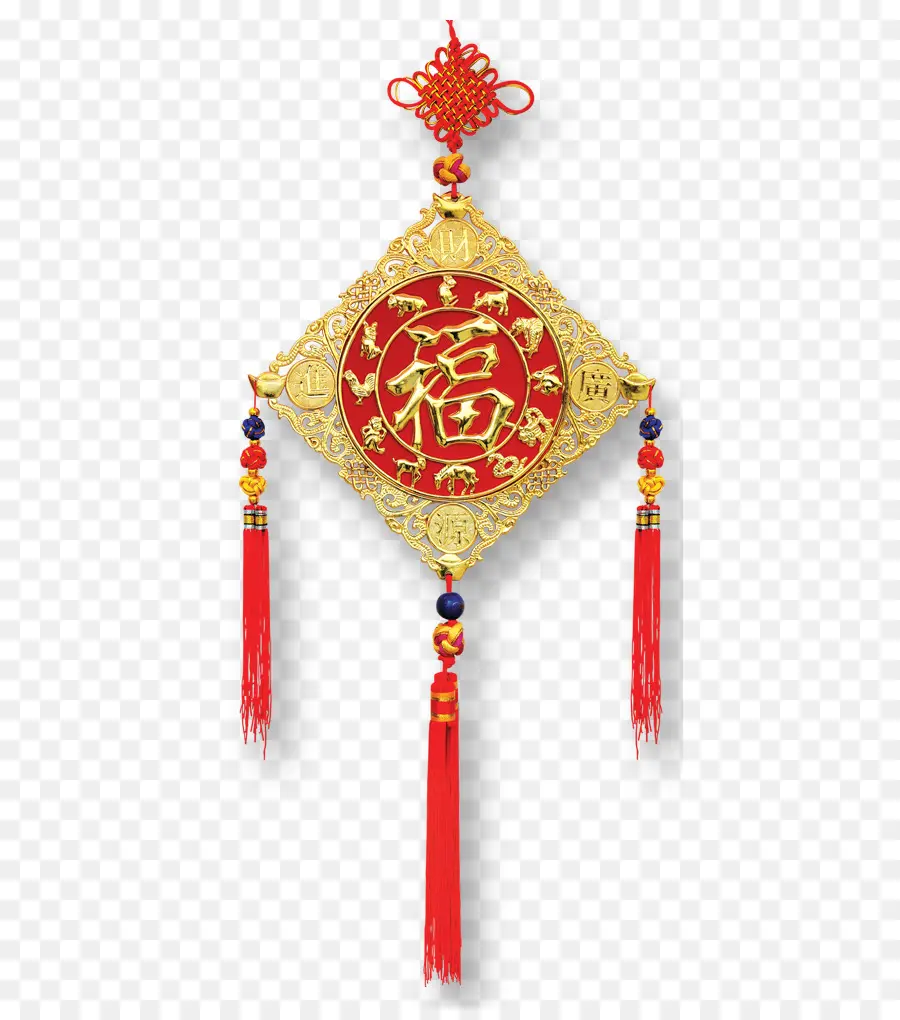 китайская Knoten，Китайский Новый год PNG