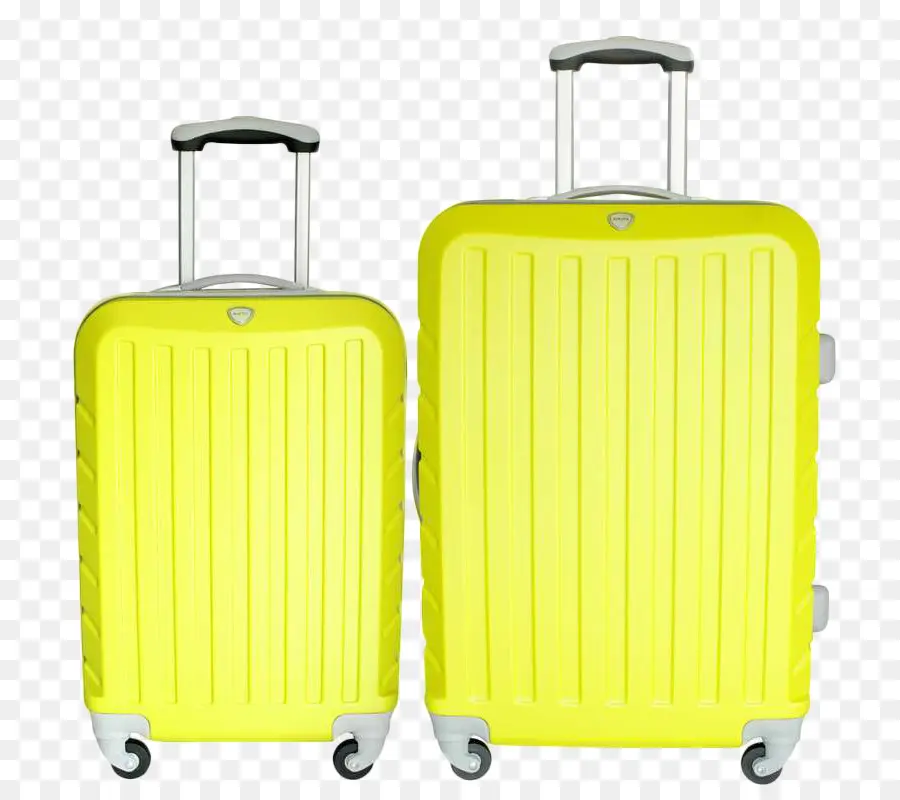 чемодан，желтый PNG