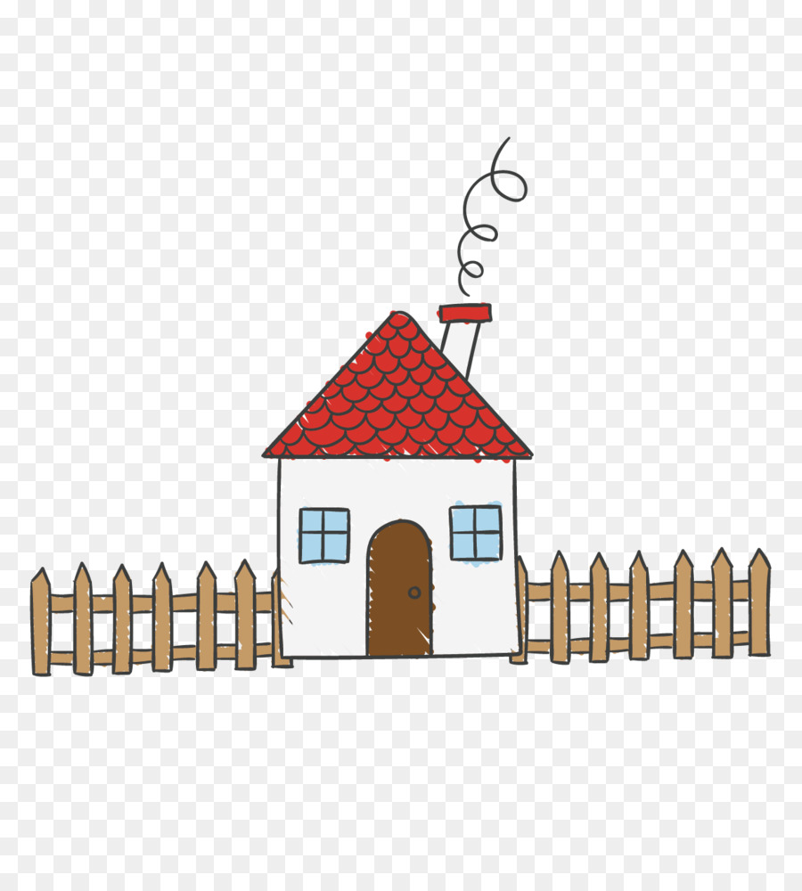Дом с забором пнг