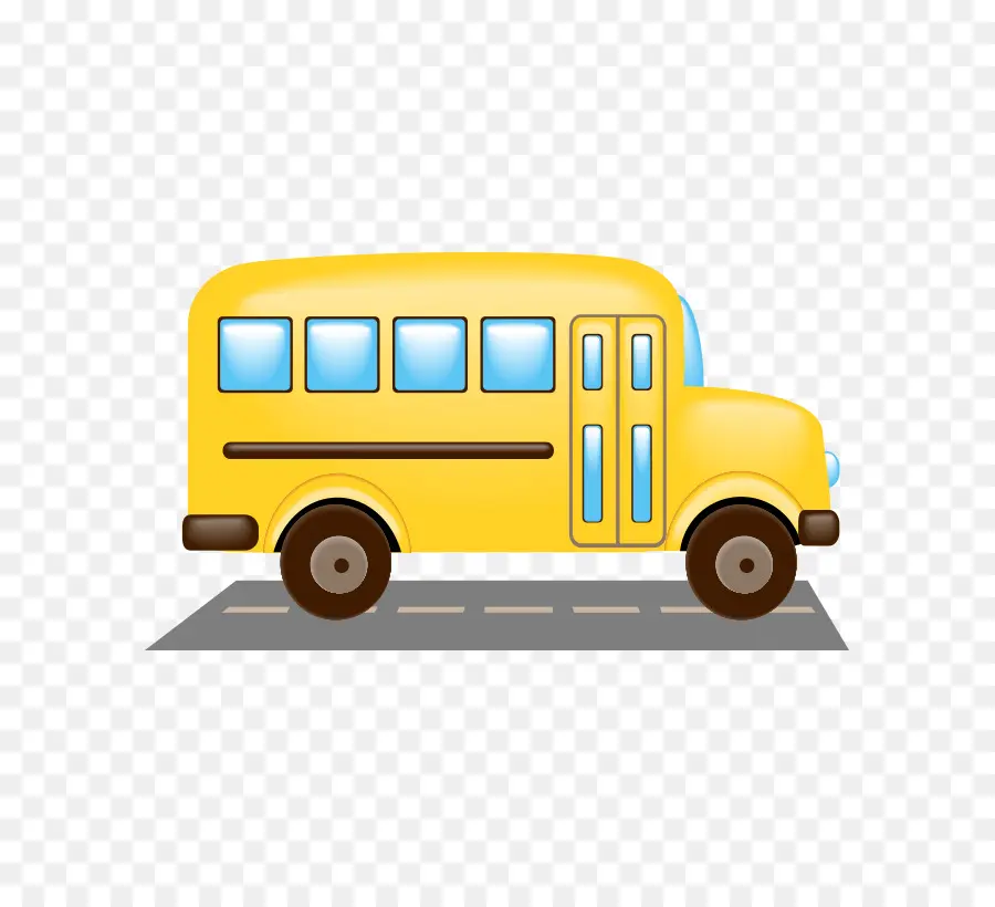 автобус，школа PNG