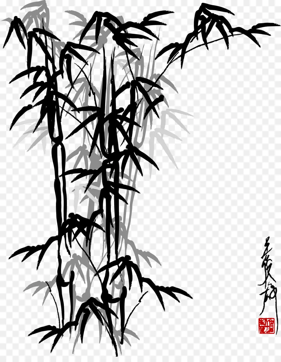 бамбук，рисунок PNG