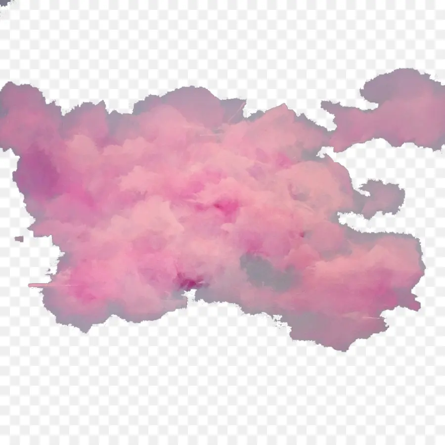 облако，розовый PNG
