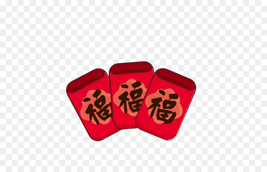 красный конверт，Китайский Новый год PNG