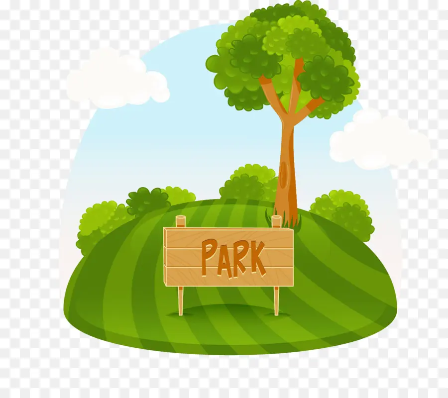 парк，дерево PNG
