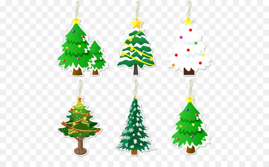 Рождественская елка，закладки PNG