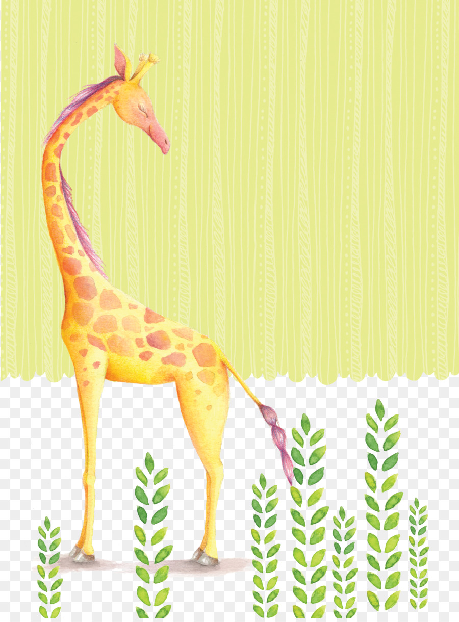Жираф иллюстрация