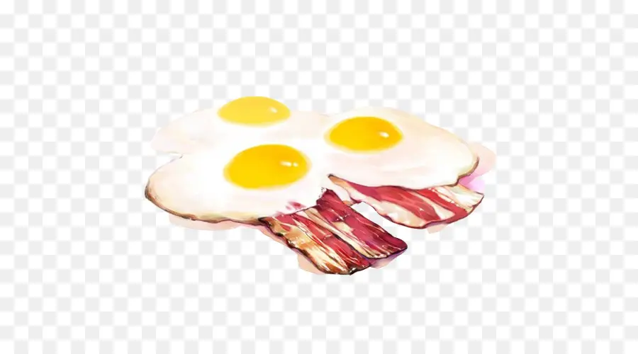 жареное яйцо，завтрак PNG