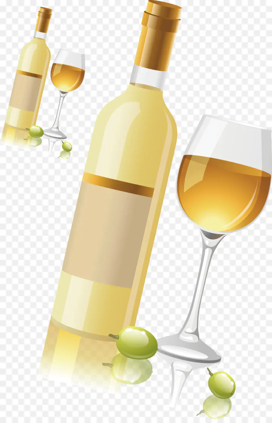 белое вино，вино стекло PNG