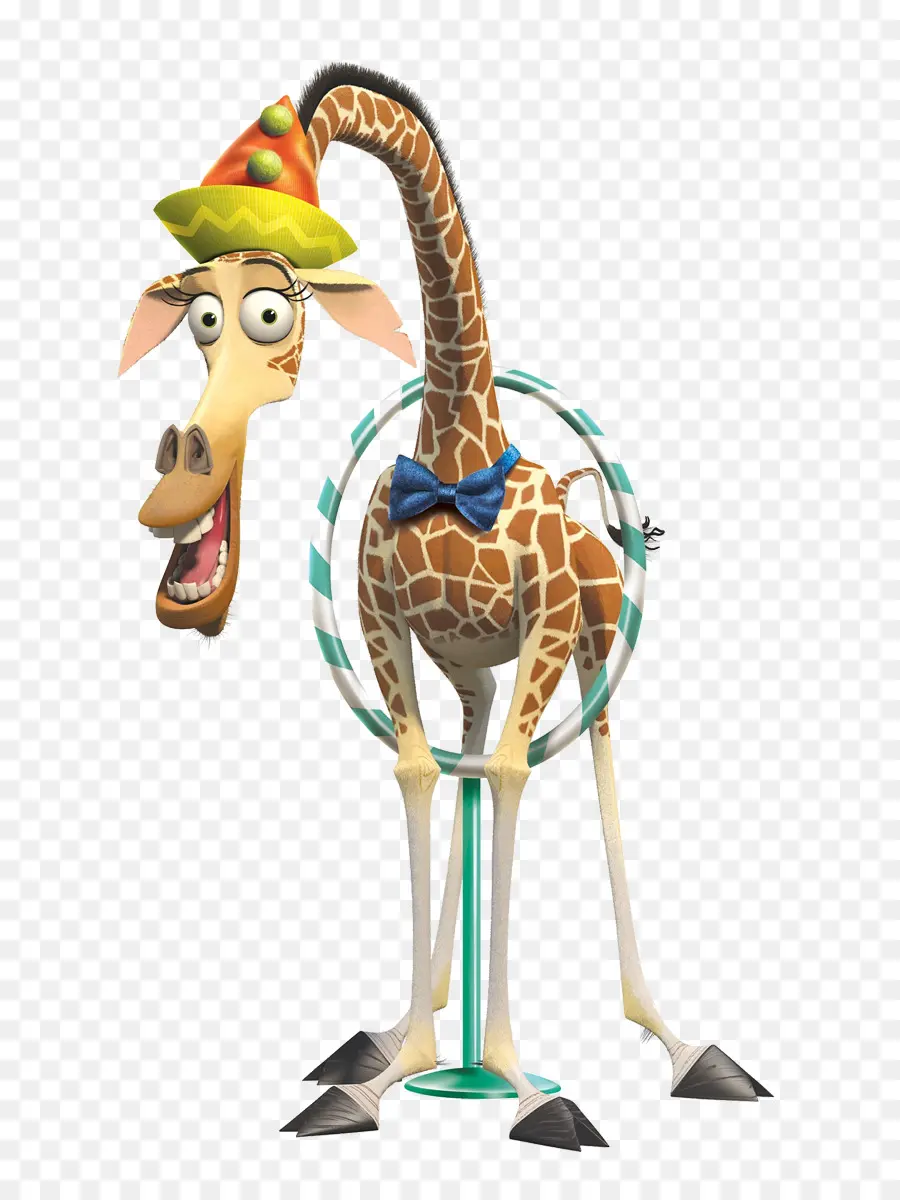 Северный жираф，мультфильм PNG