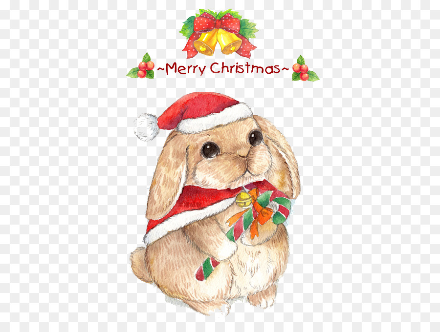 Рождество，кролик PNG