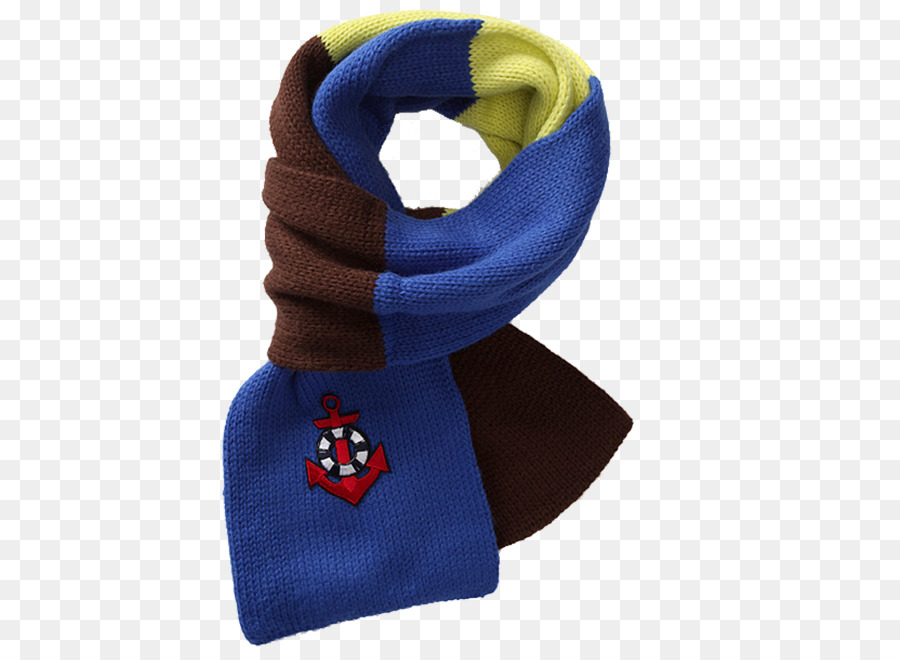 шарф，синий PNG