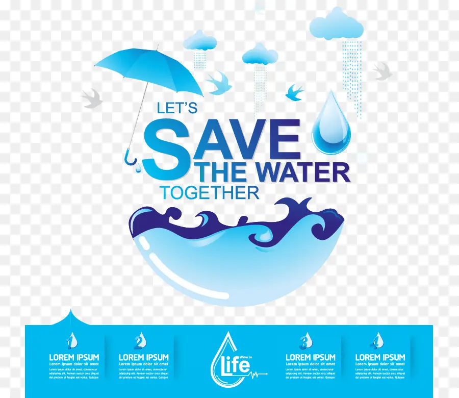 эффективность воды，плакат PNG