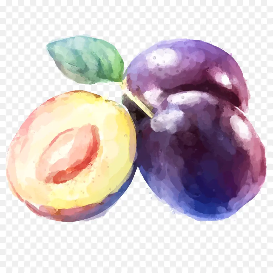 фрукты，акварельная живопись PNG