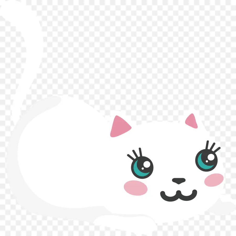 кошка，розовый кот PNG