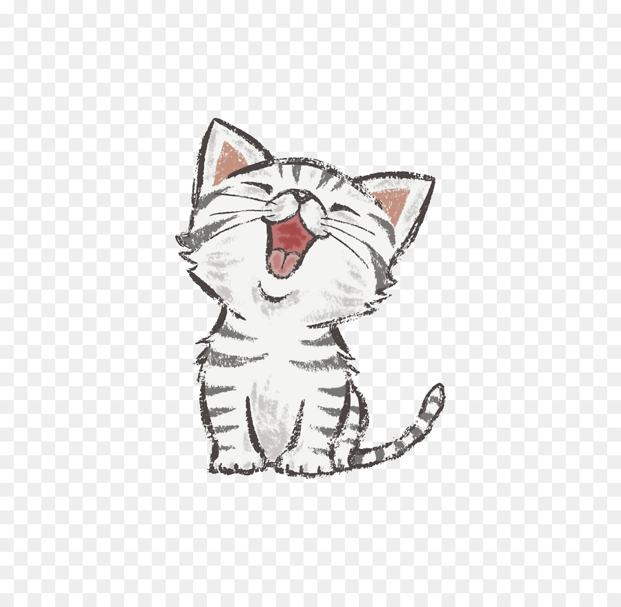Рисунок котенок лайк