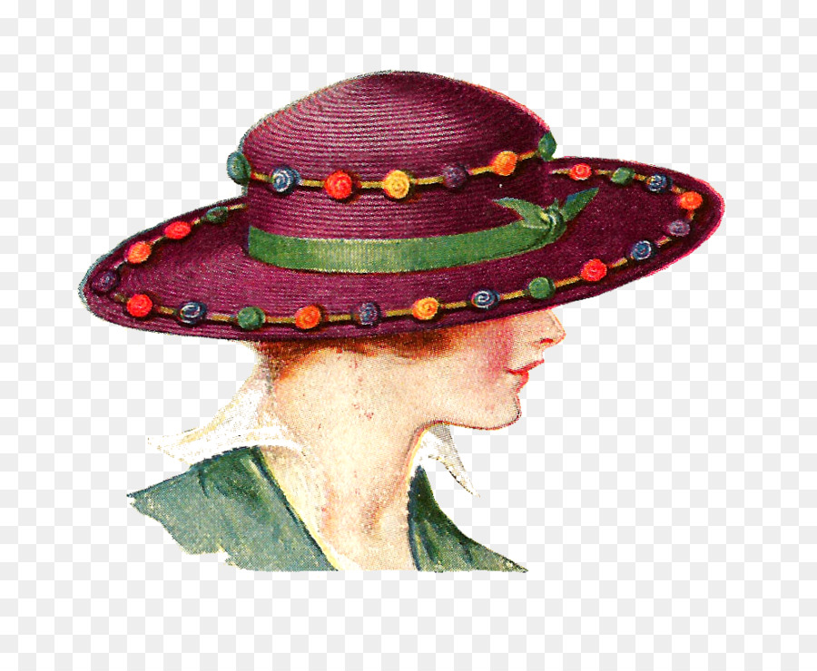 женщина в шляпе，шляпа PNG