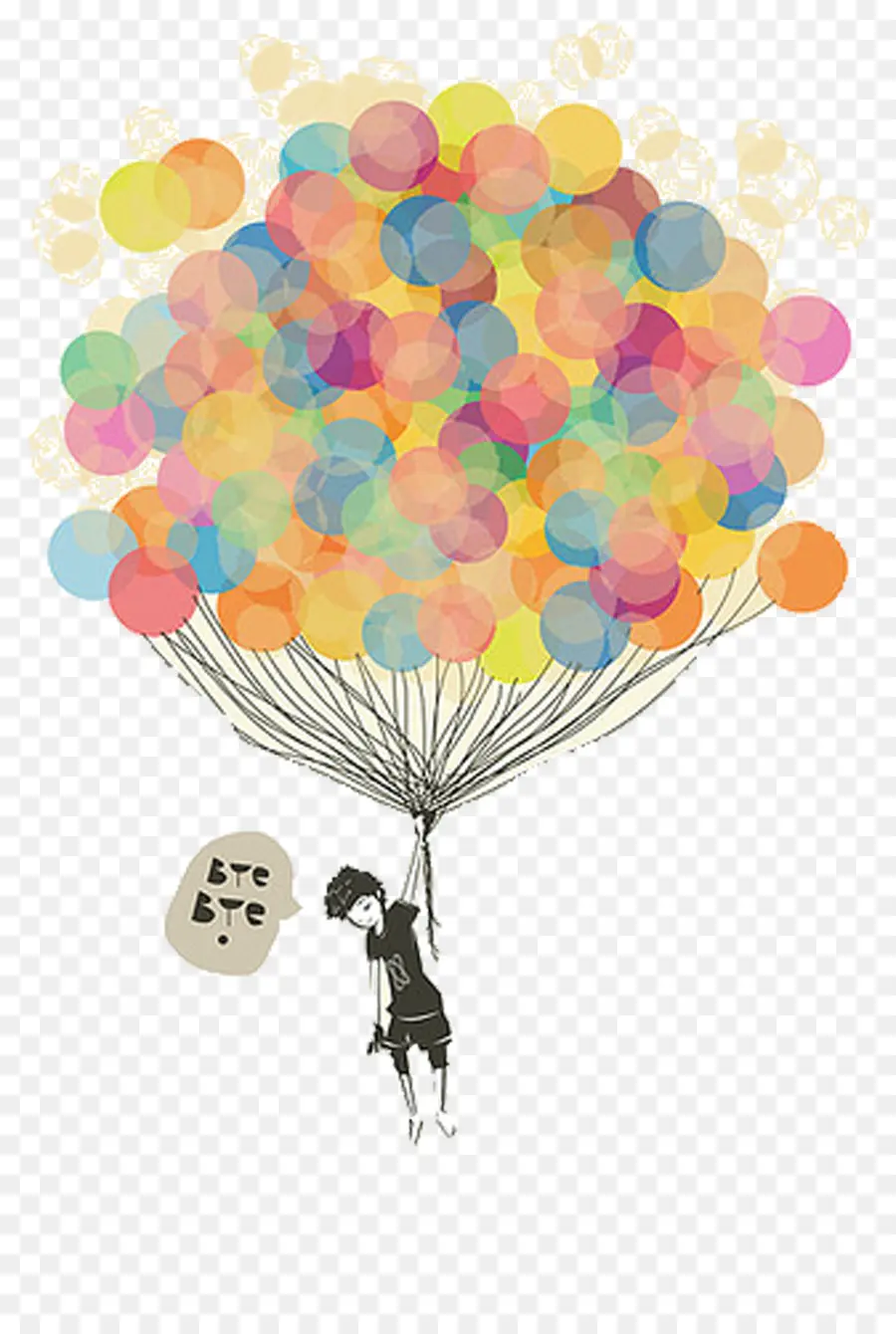 воздушный шар，рисунок PNG