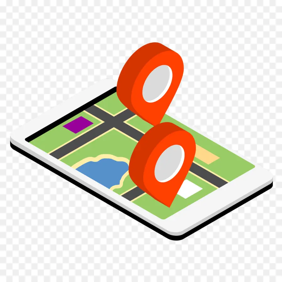 Карта на телефоне，Gps PNG