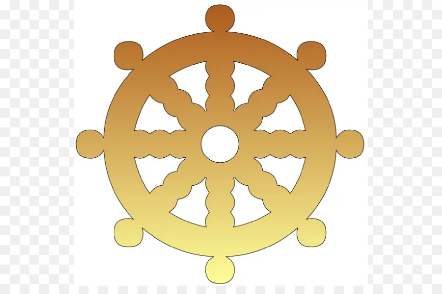 буддийский символизм，дхармачакра PNG