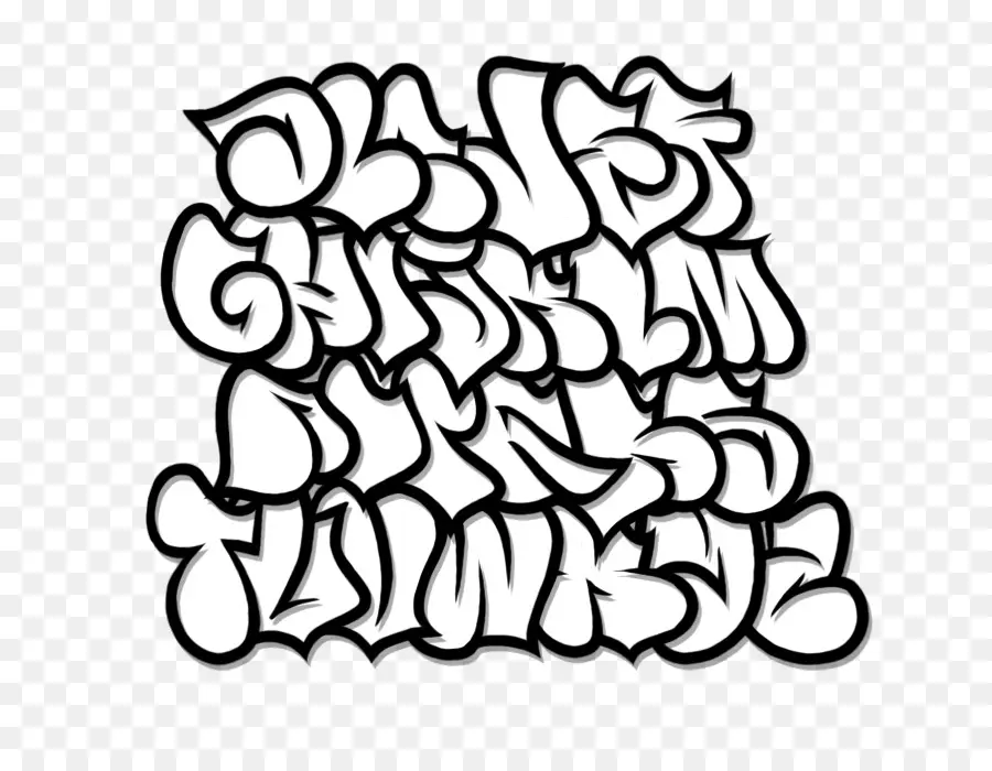граффити，письмо PNG