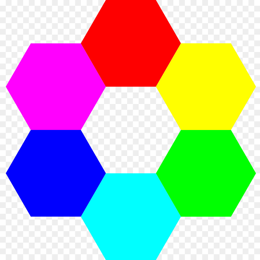 цвет，шестигранник PNG