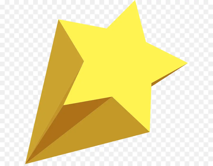 звезда，желтый PNG