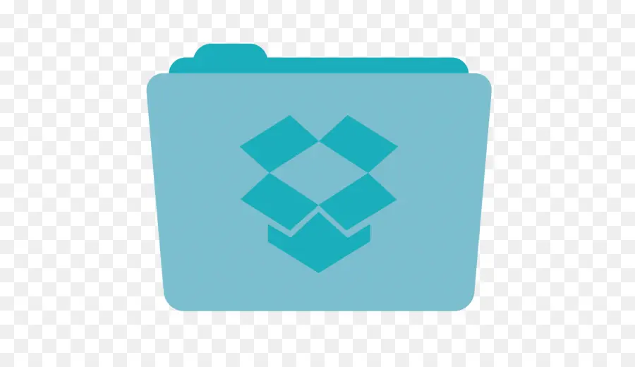 Папка Dropbox，Синий PNG