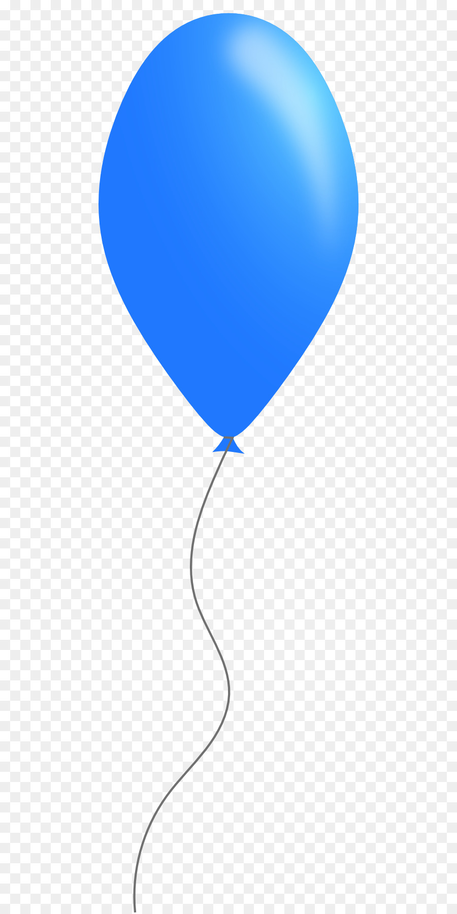 воздушный шар，синий PNG