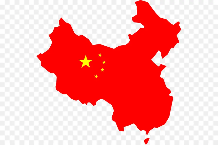 Китай，карте PNG
