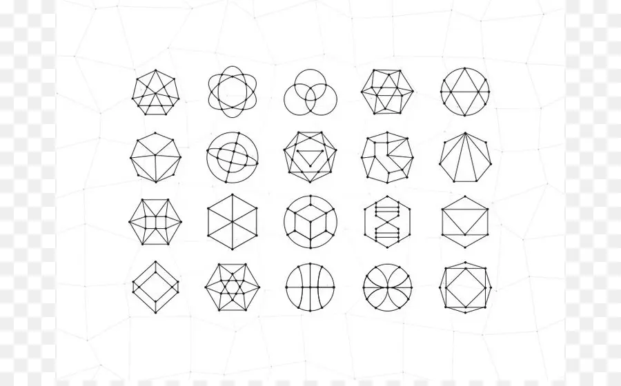 геометрия，логотип PNG