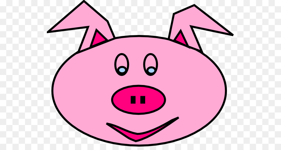домашняя свинья，лицо PNG