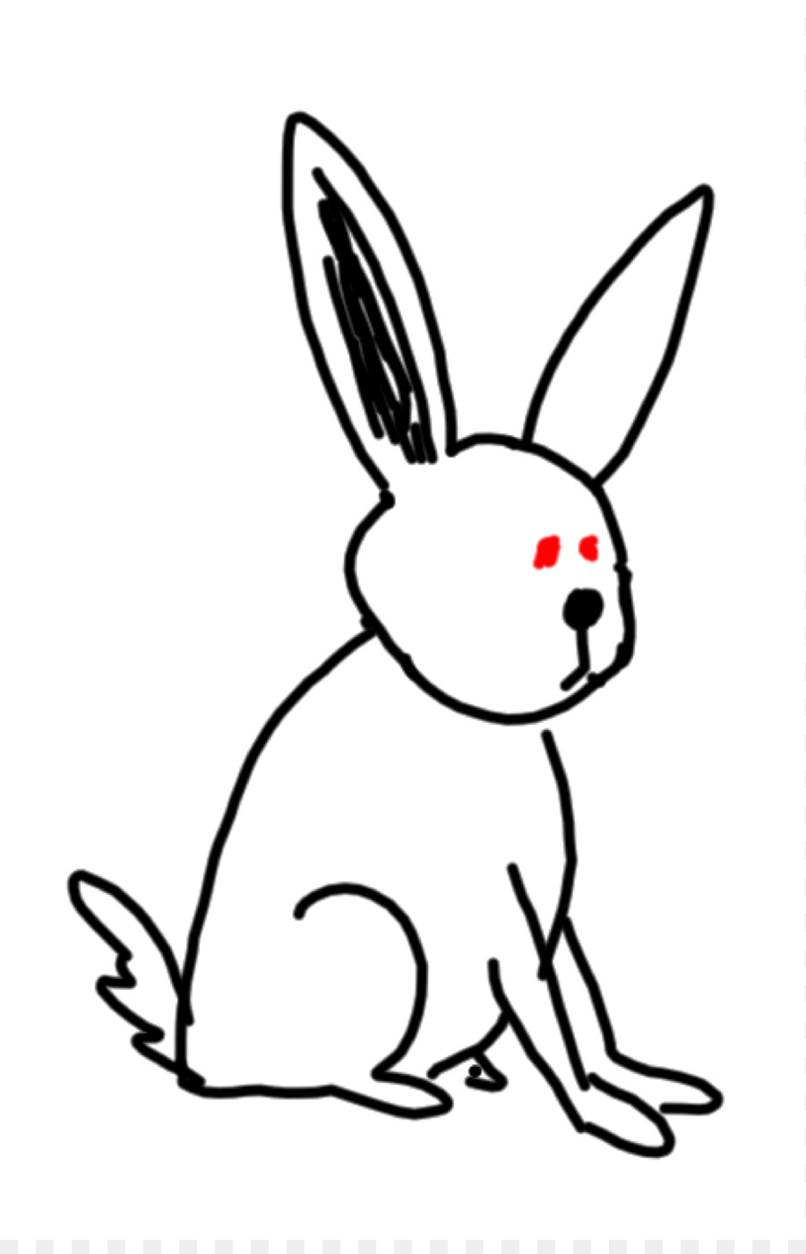 заяц，домашний кролик PNG