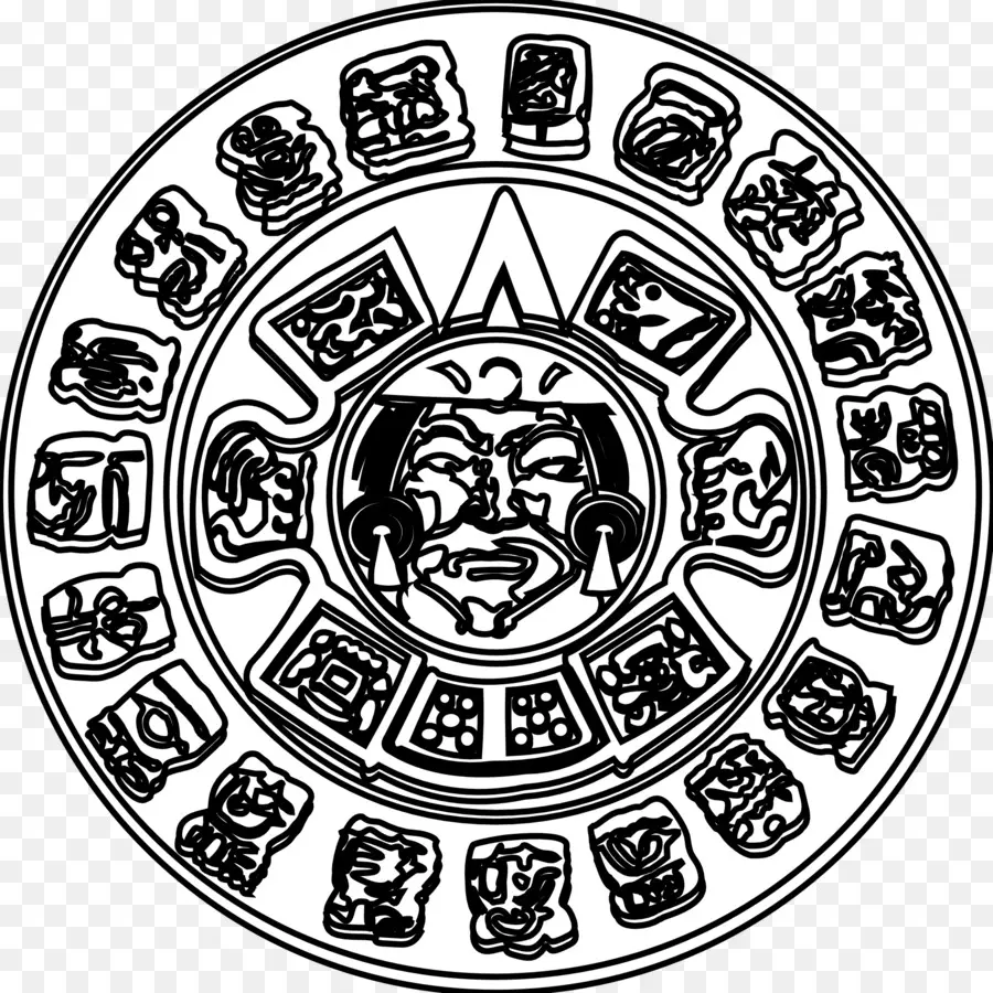 цивилизации майя，календарь майя PNG