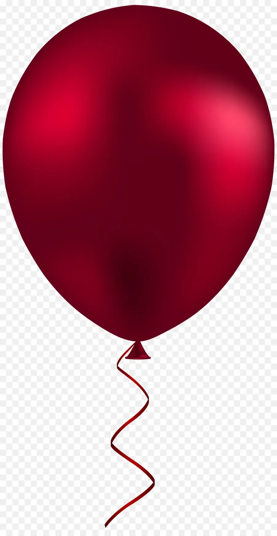 воздушный шар，красный PNG