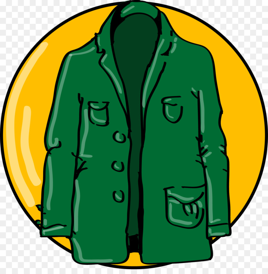 Куртка зеленая вектор
