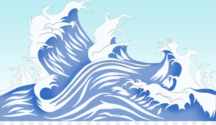 ветровая волна，море PNG