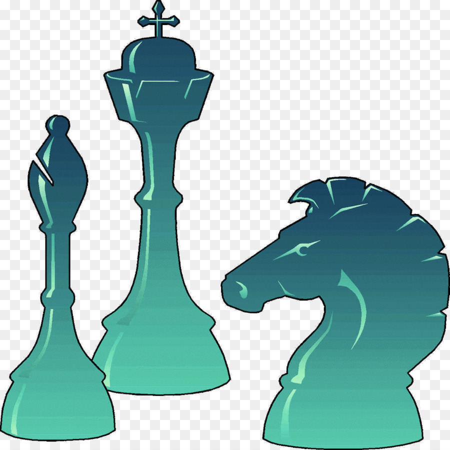 Прозрачные шахматные фигуры
