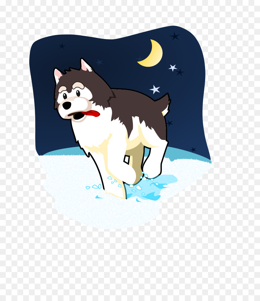 Эскимосская собака иллюстрация