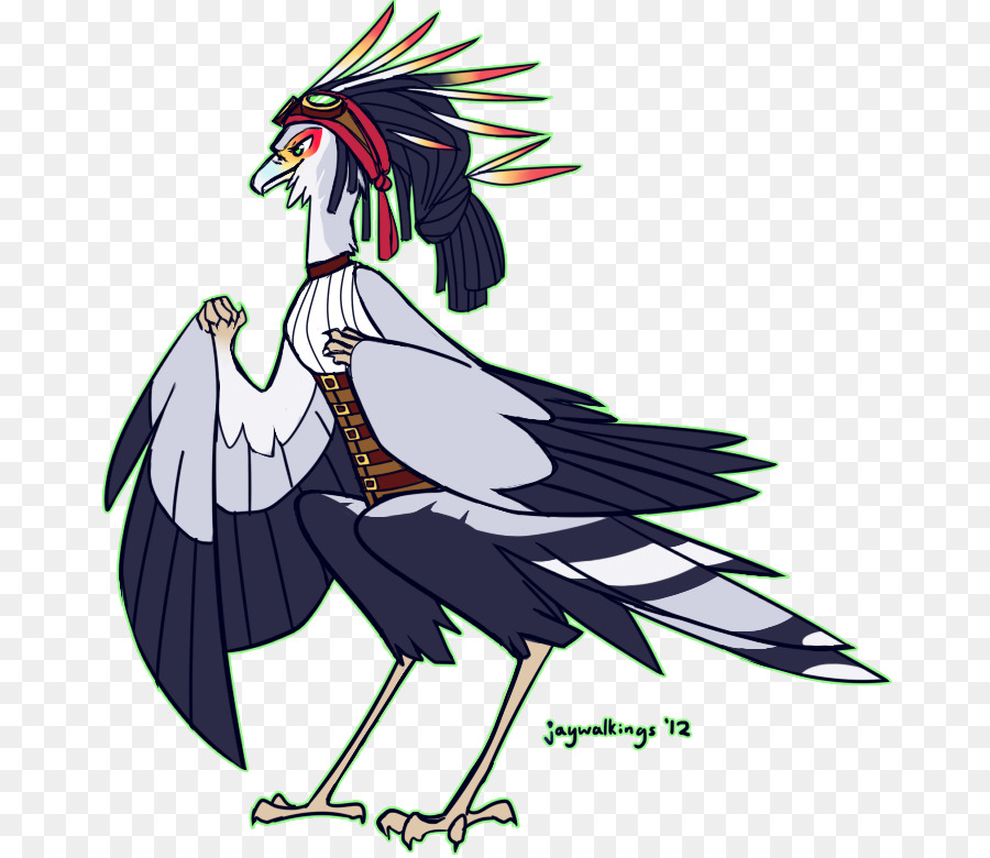 птица，Secretarybird PNG