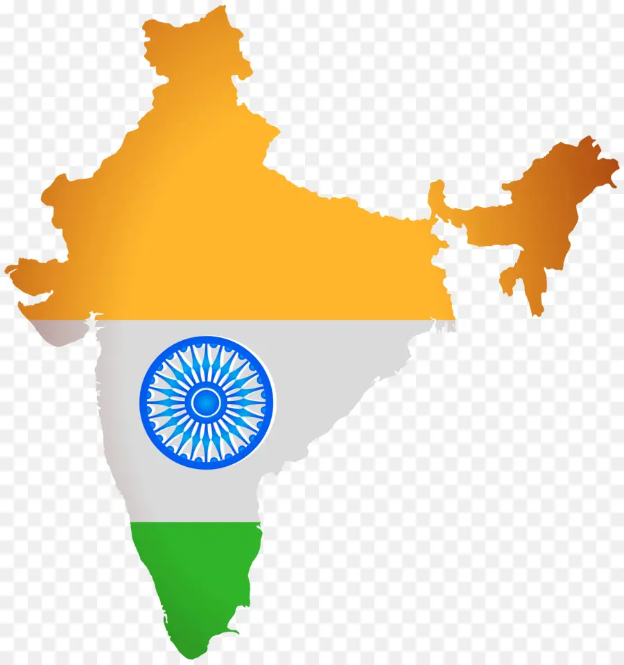 Индия，карте PNG