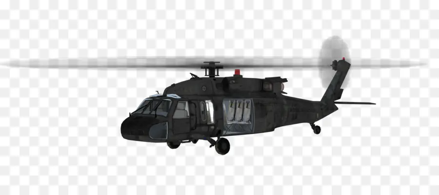 вертолет，Сикорский Uh60 черный ястреб PNG