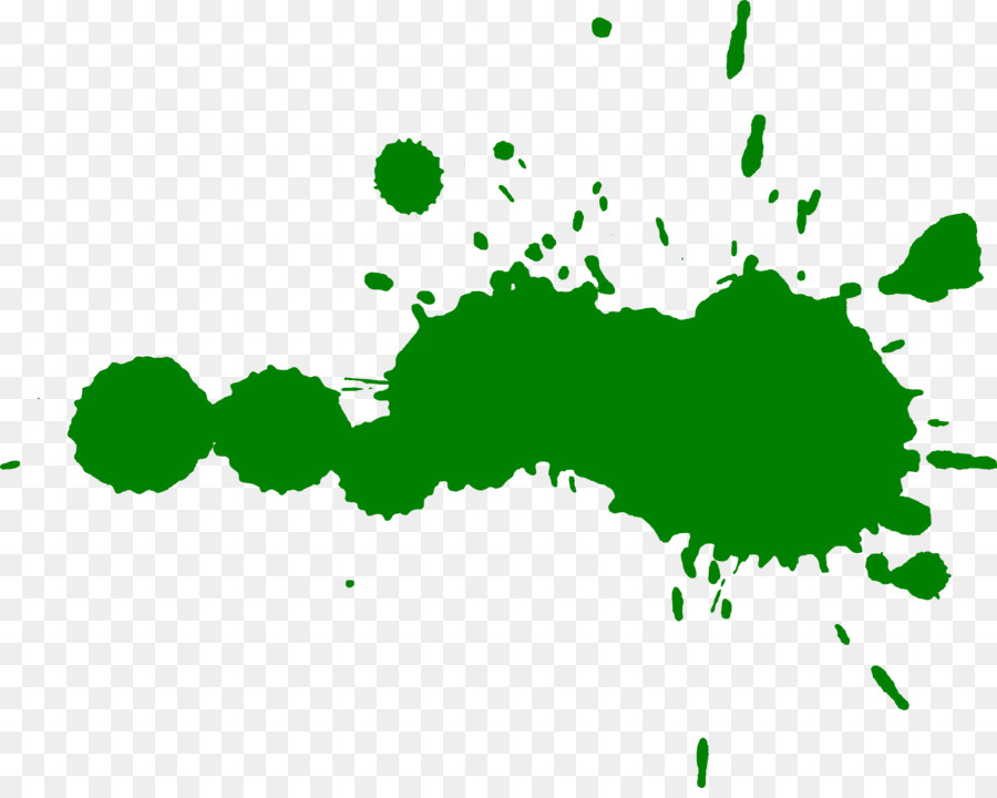 зеленый，краска PNG