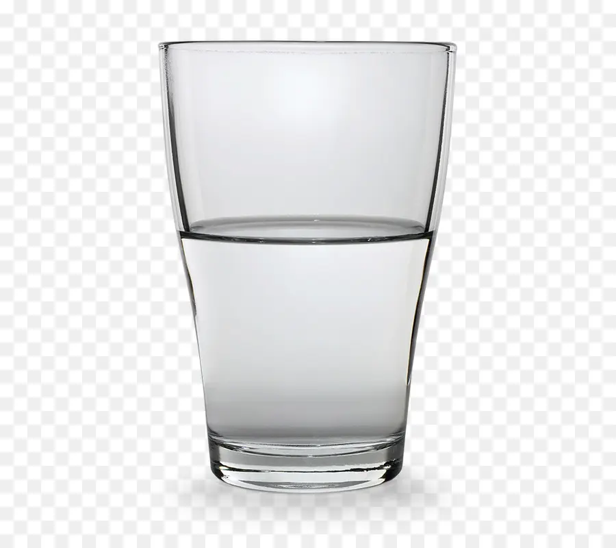 стакан наполовину пуст или наполовину полон，стекло PNG