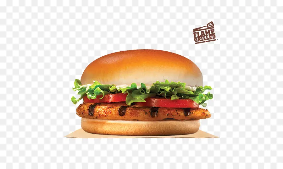 громадина，Burger King гриле куриные сэндвичи PNG