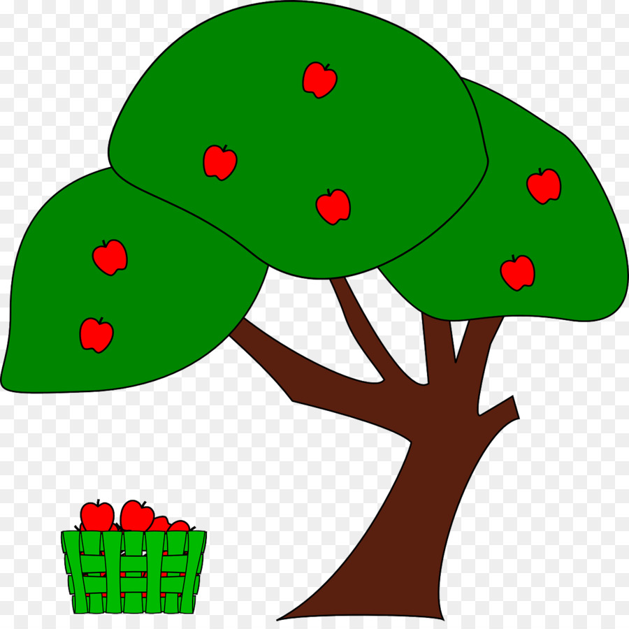 яблоко，дерево PNG
