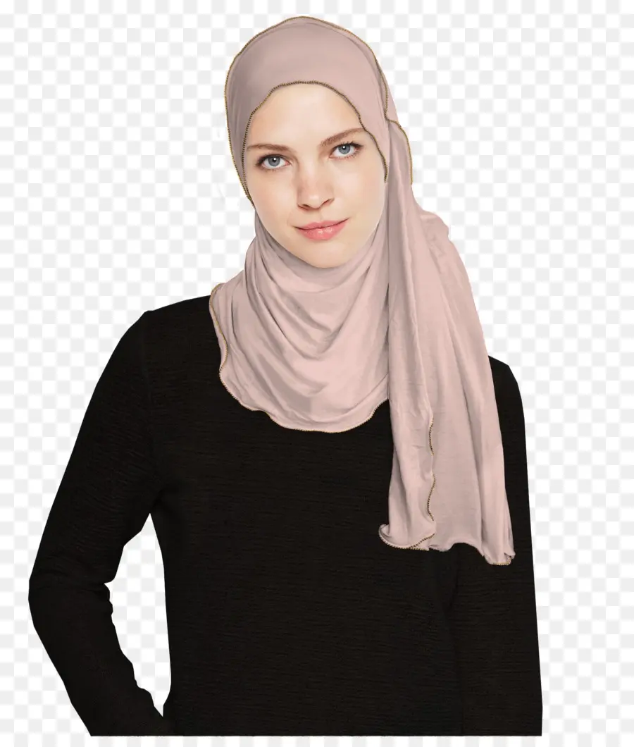 хиджаб，розовый PNG
