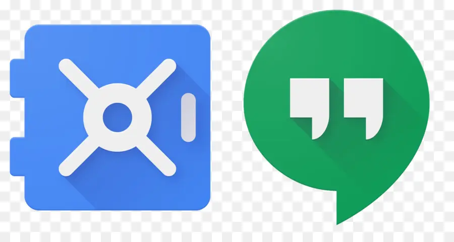 Google Сейф и Hangouts，Логотип PNG